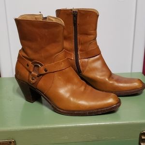 Frye Ankle Harness Boho Western Boots